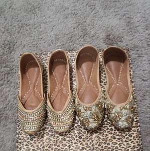 Embroidery stylish flats
